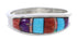 Multicolor Southwest Authentic Sterling Silver Ring Size 8-3/4 CX50663